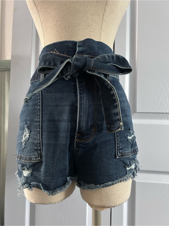 Refuge Pants - Refuge Paperbag Style Shorts